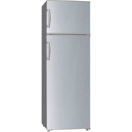 Davoline RF 220 SLV NE Δίπορτο Ψυγείο 206lt Υ143xΠ54.5xΒ55.5cm Inox E