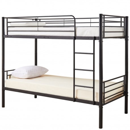 14920031 Κουκέτα ArteLibre ELKHORN Μαύρο Για Στρώμα 90x190cm