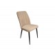 TI-VARELa6 Καρέκλα τραπεζαρίας Varel Κάραμελ Anka 06 48x58x90