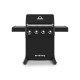 Broil King Crown 410 Ψησταριά Υγραερίου Σχάρας 44x65εκ. με 4 Εστίες 11.4kW (865-953)