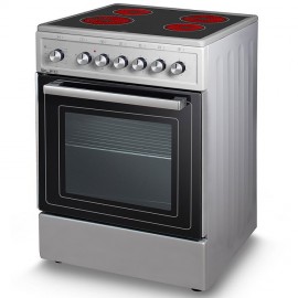 Silifo SF6163 Κουζίνα 65lt με Κεραμικές Εστίες Π60εκ. Inox A