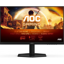 AOC 24G42E IPS HDR Gaming Monitor 23.8" FHD 1920x1080 180Hz με Χρόνο Απόκρισης 1ms GTG