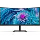 Philips E line 346E2CUAE Ultrawide VA Curved Monitor 34" QHD 3440x1440 με Χρόνο Απόκρισης 4ms GTG G