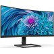 Philips E line 346E2CUAE Ultrawide VA Curved Monitor 34" QHD 3440x1440 με Χρόνο Απόκρισης 4ms GTG G