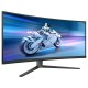 Philips Evnia 34M2C6500 Ultrawide QD-OLED HDR Curved Monitor 34" QHD 3440x1440 με Χρόνο Απόκρισης 0.03ms GTG F