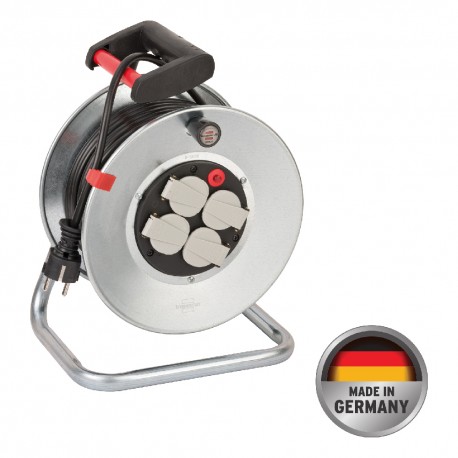 Μπαλαντέζα καρούλι 4 θέσεων με καπάκια 25m 1195056 BRENNENSTUHL