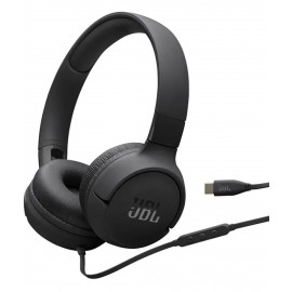 JBL Tune 520C Ενσύρματα On Ear Ακουστικά Μαύρα (JBLT520CBLK)