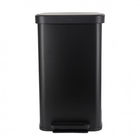 01-31985 ESTIA ΚΑΔΟΣ ΑΠΟΡΡΙΜΑΤΩΝ FLATOP SOFT CLOSE 70lt ΜΑΤ ΜΑΥΡΟΣ