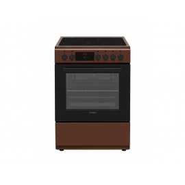 Hyundai HCVC25V-7261V/BR Κουζίνα 69lt με Κεραμικές Εστίες Π60εκ. Καφέ A