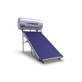 Pyramis Maidtec Ηλιακός Θερμοσίφωνας 160lt Glass Διπλής Ενέργειας 2τ.μ. Επιλεκτικός