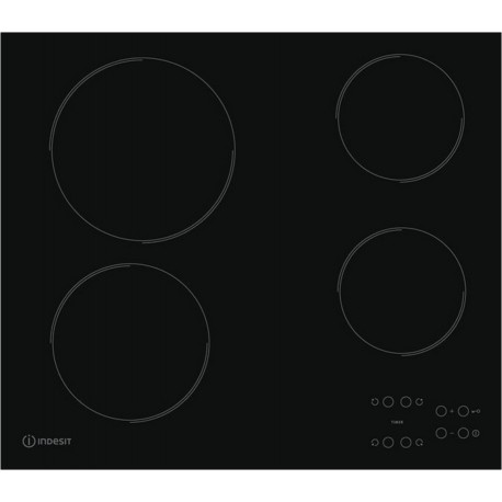 Indesit AAR 160 C Κεραμική Εστία Αυτόνομη με Λειτουργία Κλειδώματος 58x51εκ.