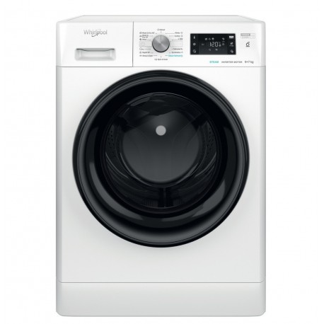 Whirlpool FFWDB 976258 BV EE Πλυντήριο-Στεγνωτήριο Ρούχων 9kg/7kg Ατμού 1600 Στροφές E/B