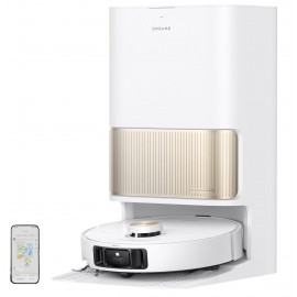 Dreame L40s Pro Ultra Σκούπα Ρομπότ για Σκούπισμα & Σφουγγάρισμα με Χαρτογράφηση και Wi-Fi Λευκή (20.06101)
