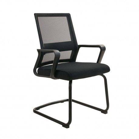 500-089 Καρέκλα επισκέπτη Addie-V μαύρο 59 x 61 x 92 59x61x92 εκ.