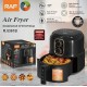 Raf  R-5237 Air Fryer 3lt Μαύρο