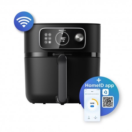 Philips HD9876/90 Series 7000 Air Fryer με Wi-Fi 8.3lt Μαύρο