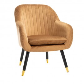 84941 ΠΟΛΥΘΡΟΝΑ ΚΑΦΕ ΒΕΛΟΥΔΙΝΗ 65x73x83EK ΜΕ ΜΑΥΡΑ ΞΥΛΙΝΑ ΠΟΔΙΑ