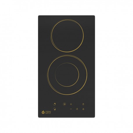 Thermogatz TGC 2301 GL Domino Κεραμική Εστία Αυτόνομη με Λειτουργία Κλειδώματος 36x58εκ.