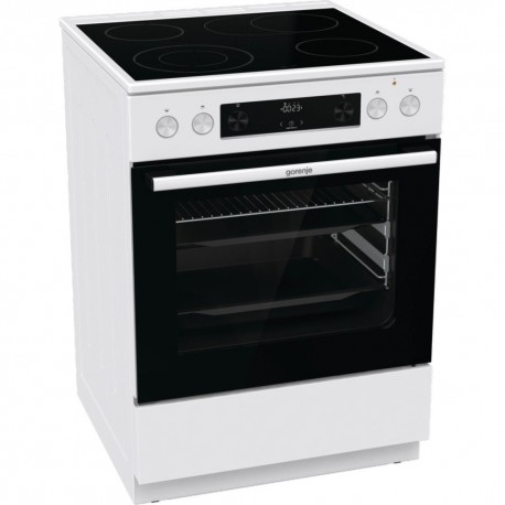 Gorenje GECS6C70WPA Κουζίνα 71lt με Κεραμικές Εστίες Π60εκ. Λευκή  A (740963) (7 ΧΡΟΝΙΑ ΕΓΓΥΗΣΗ)
