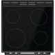 Gorenje GEC6C40BG Κουζίνα 71lt με Κεραμικές Εστίες Π60εκ. Μαύρη A