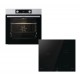 Gorenje BO6737E02X + GI641BSC Φούρνος άνω Πάγκου 77lt με Επαγωγικές Εστίες Π59.5εκ. Inox (4 ΧΡΟΝΙΑ ΕΓΓΥΗΣΗ)