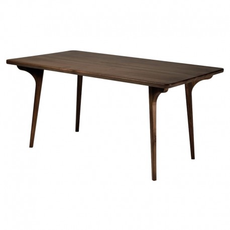 Ε7670,1 AVERY Τραπέζι Τραπεζαρίας, Απόχρωση Καρυδί