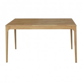 Ε7671,2 CARTER Τραπέζι Τραπεζαρίας, Απόχρωση Φυσικό