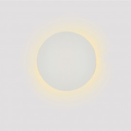 43052-White Inlight Επιτοίχιο φωτιστικό λευκό από γύψο LED 8W 3000K D:25cm (43052-White)