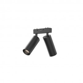 TMU0140-Black Inlight Φωτιστικό LED 2*9W 3CCT για Ultra-Thin μαγνητική ράγα σε μαύρη απόχρωση D:4,4X16cm (TMU0140-Black)