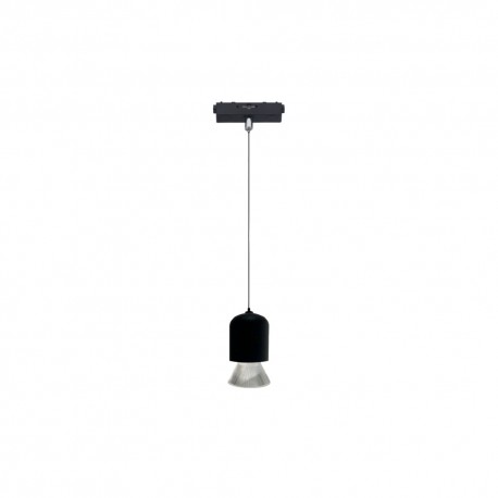TMU0250-Black Inlight Κρεμαστό Φωτιστικό LED 7W 3CCT για Ultra-Thin μαγνητική ράγα σε μαύρη απόχρωση D:6,2X11cm (TMU0250-Black)