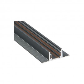 TRM0020-Black Inlight Mini μαγνητική ράγα χωνευτή σε μαύρη απόχρωση D:2m (TRM0020-Black)