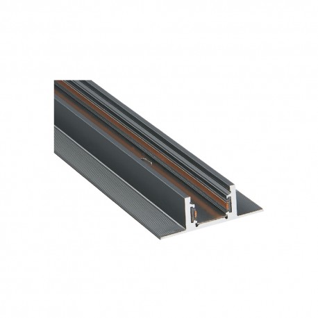 TRM0020-Black Inlight Mini μαγνητική ράγα χωνευτή σε μαύρη απόχρωση D:2m (TRM0020-Black)