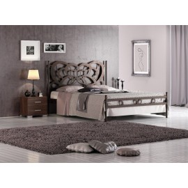 7719 ΝΟΥΦΑΡΟ ΣΕΤ ΚΡΕΒΑΤΟΚΑΜΑΡΑ 3ΤΕΜ. ΜΕΤΑΛΛΟ ΓΙΑ ΣΤΡΩΜΑ 160Χ200ΕΚ. ΜΕ ΤΑΒΛΕΣ