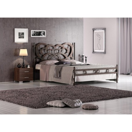 7719 ΝΟΥΦΑΡΟ ΣΕΤ ΚΡΕΒΑΤΟΚΑΜΑΡΑ 3ΤΕΜ. ΜΕΤΑΛΛΟ ΓΙΑ ΣΤΡΩΜΑ 160Χ200ΕΚ. ΜΕ ΤΑΒΛΕΣ