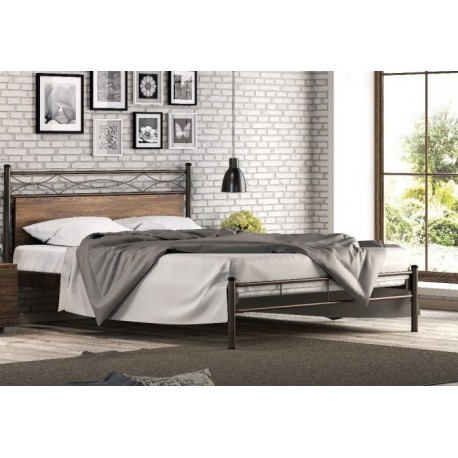 3268 KPS/ ΑΡΙΑΝΔΗ ΚΡΕΒΑΤΙ ΞΥΛΙΝΟ-ΜΕΤΑΛΛΙΚΟ ΜΟΝΟ ΕΛΛΗΝΙΚΗΣ ΚΑΤΑΣΚΕΥΗΣ ΓΙΑ ΣΤΡΩΜΑ 90Χ190 ΕΚ