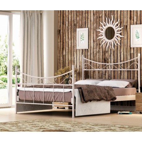 3280 KPS/ ΥΒΟΝΝΗ ΚΡΕΒΑΤΙ ΜΕΤΑΛΛΙΚΟ ΔΙΠΛΟ ΕΛΛΗΝΙΚΗΣ ΚΑΤΑΣΚΕΥΗΣ ΓΙΑ ΣΤΡΩΜΑ 160Χ190 ΕΚ