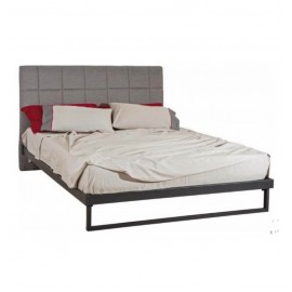 3194 KPS/ ΗΛΕΚΤΡΑ ΚΡΕΒΑΤΙ ΜΕΤΑΛΛΙΚΟ ΜΕ ΥΦΑΣΜΑΤΙΝΟ ΚΕΦΑΛΑΡΙ ΗΜΙΔΙΠΛΟ ΕΛΛΗΝΙΚΗΣ ΚΑΤΑΣΚΕΥΗΣ ΓΙΑ ΣΤΡΩΜΑ 120Χ200 ΕΚ