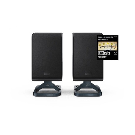 Sharp HT-SPR52021BK Αυτοενισχυόμενα Ηχεία 200W (Ζεύγος) Μαύρα