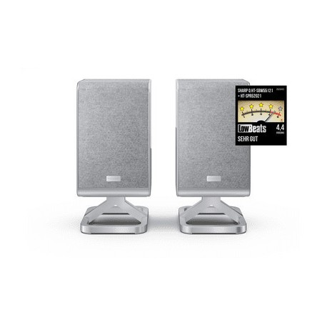 Sharp HT-SPR52021SL Αυτοενισχυόμενα Ηχεία 200W (Ζεύγος) Ασημί