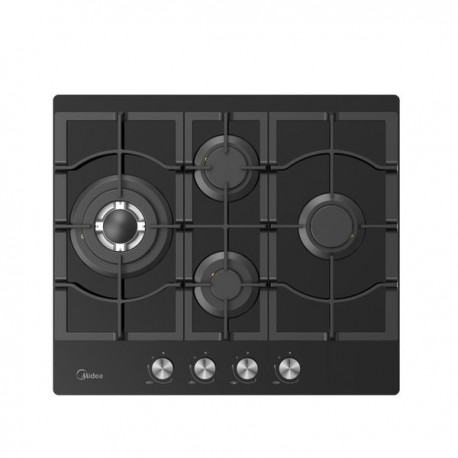 Midea MG60GM097AH2B-EU Εστίες Αερίου Μαύρη 56Χ48 εκ