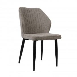 300-405 Καρέκλα Rihanna γκρεζ 49 x 61 x 84 49x61x84 εκ.