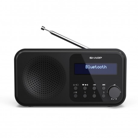 15-DRP420BK SHARP DIGITAL RADIO BLACK DR-P420