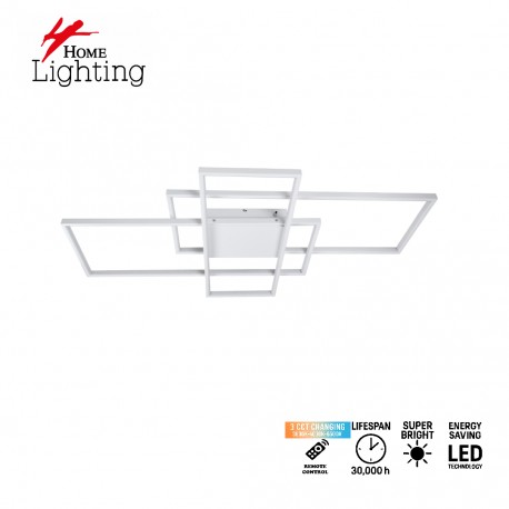 77-50990 SE LED 4 TESSERA WHITE 58*32*10cm 3CCT WITH MEMORY IP20 28W 2 YEARS WARRANTY