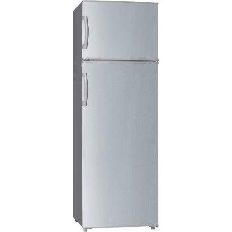 Davoline NPR 163 Δίπορτο Ψυγείο 248lt Υ165.4xΠ55xΒ58cm Inox E