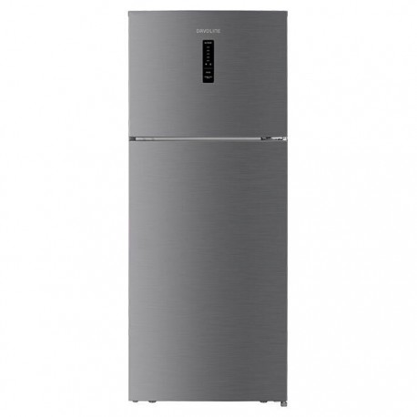 Davoline FSRX 415E NF IX Δίπορτο Ψυγείο 415lt Full No Frost Υ178xΠ70xΒ59.8cm Inox E