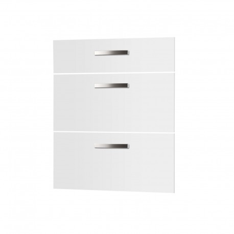 SO-CD80DR-1 Προσόψεις Συρταρίερας Charlotte Λευκό 80x71.4x1.6cm