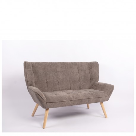 14770093 Καναπές ArteLibre NESTO Γκρι Ύφασμα/Ξύλο 86x126x78cm Γκρι