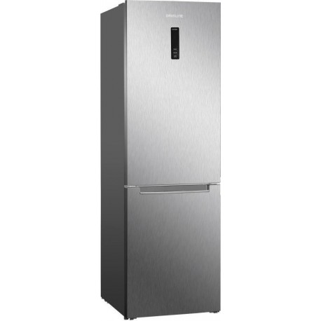 Davoline NCRF 390 IX NE Ψυγειοκαταψύκτης 347lt Full No Frost Υ193.5xΠ60xΒ67cm Inox E