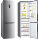 Davoline NCRF 390 IX NE Ψυγειοκαταψύκτης 347lt Full No Frost Υ193.5xΠ60xΒ67cm Inox E