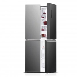 Davoline D4SS 421D IX Ψυγείο Ντουλάπα 421lt Total NoFrost Υ180xΠ79.5xΒ70εκ. Inox E